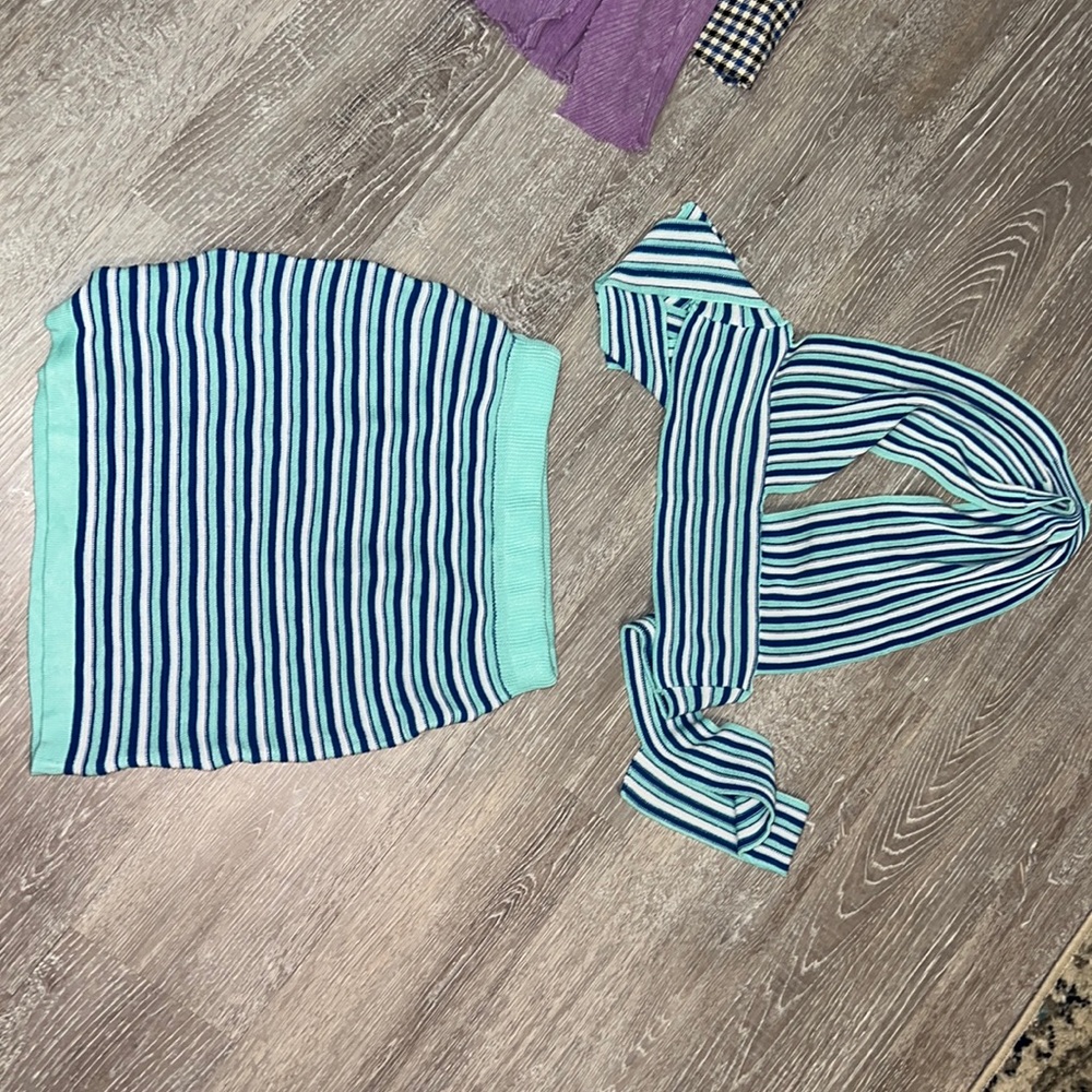 crop top and skirt set